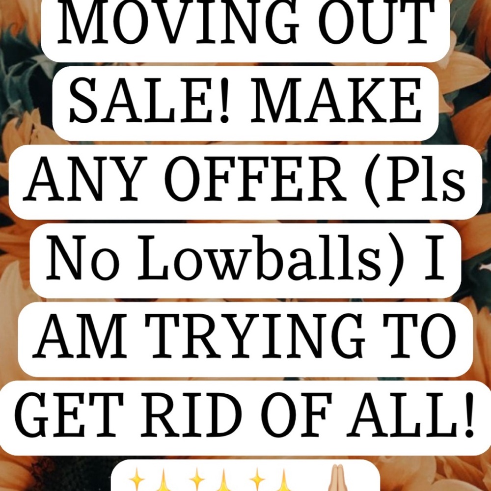 MOVING OUT SALE! Closet clear out ✨✨🙏🏼